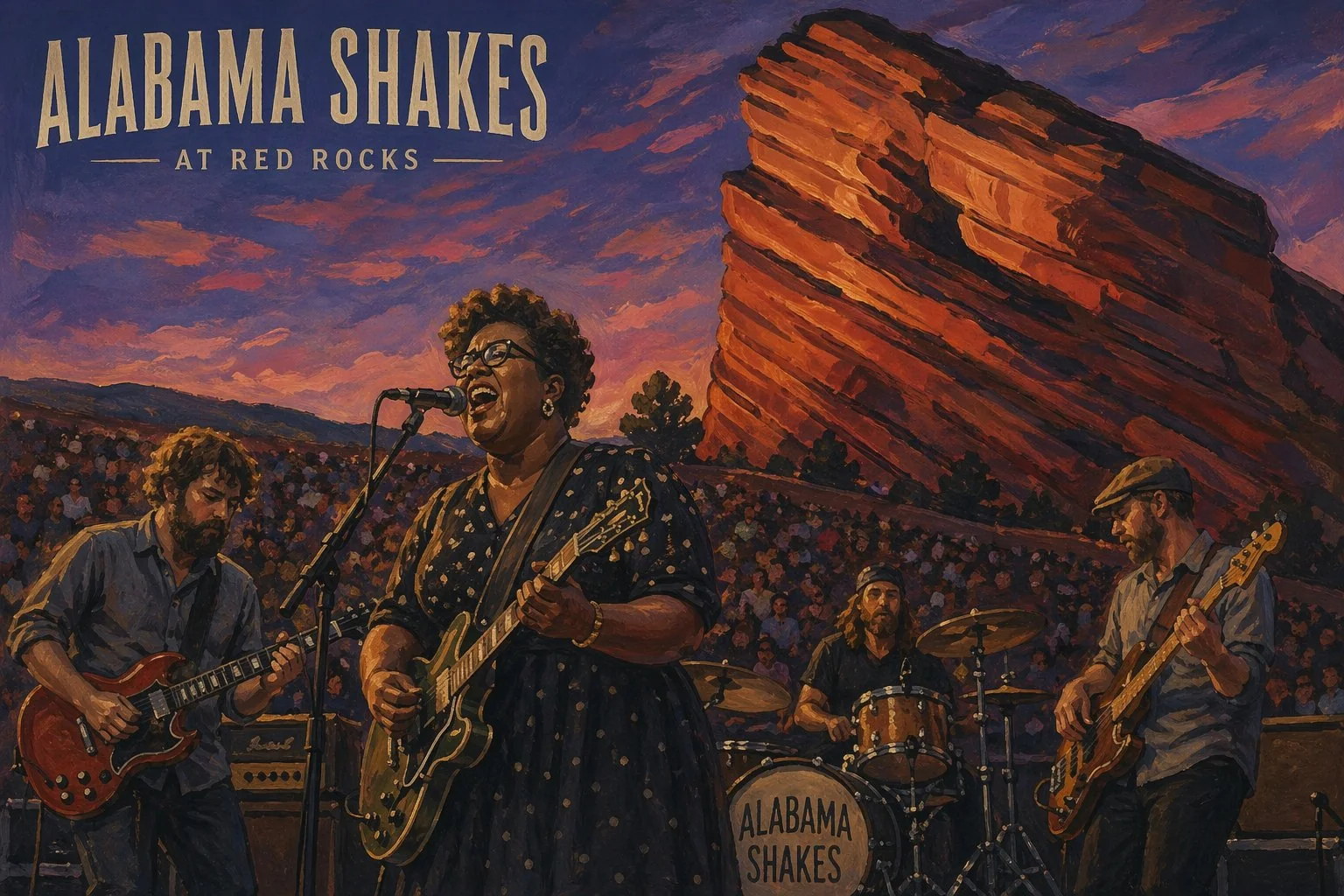 Alabama Shakes at Red Rocks 2026 — where to stay for Alabama Shakes concert, Lowkey A-Frame cabin 30 minutes away