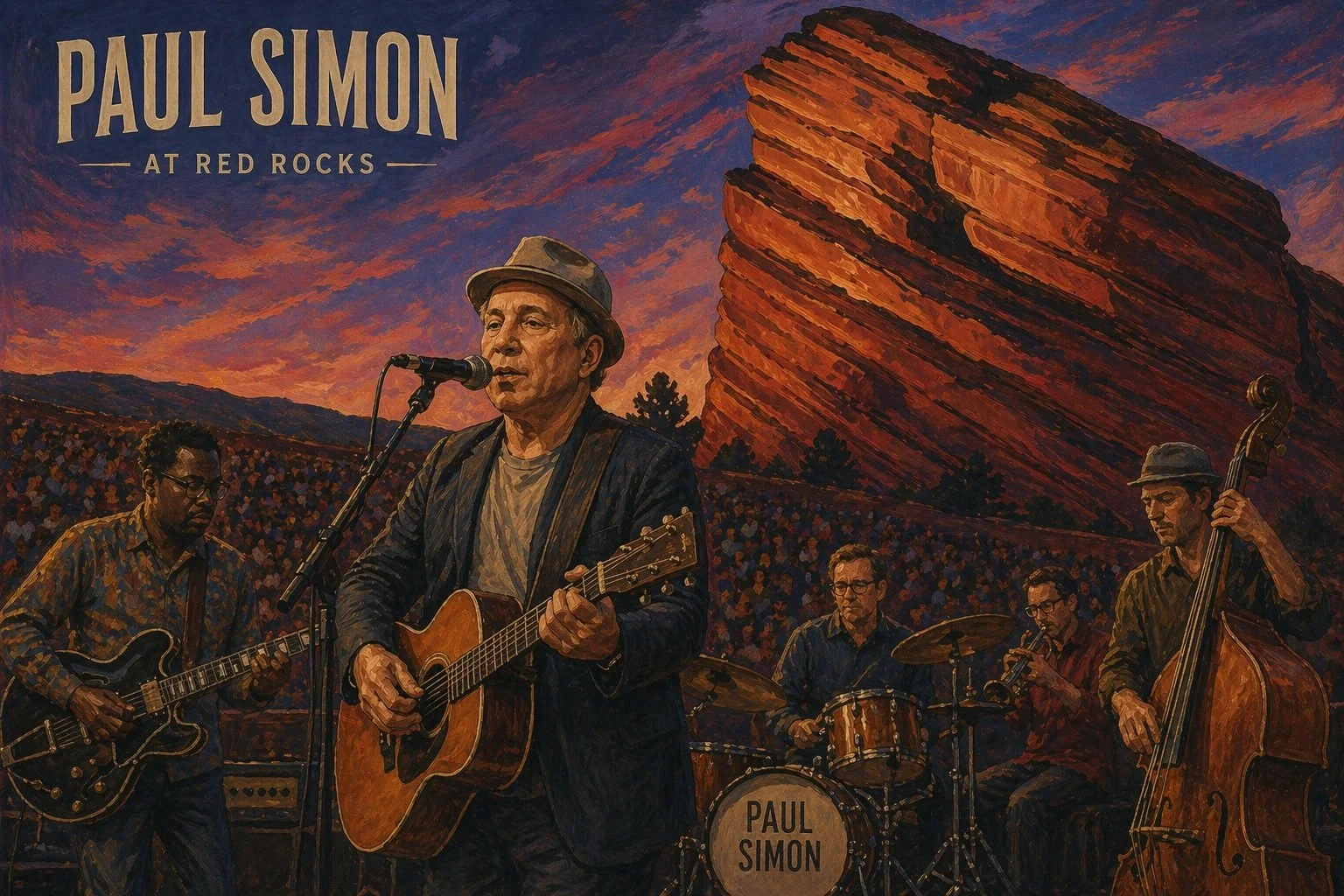 Paul Simon at Red Rocks 2026 — where to stay for Paul Simon concert, Lowkey A-Frame cabin 30 minutes away